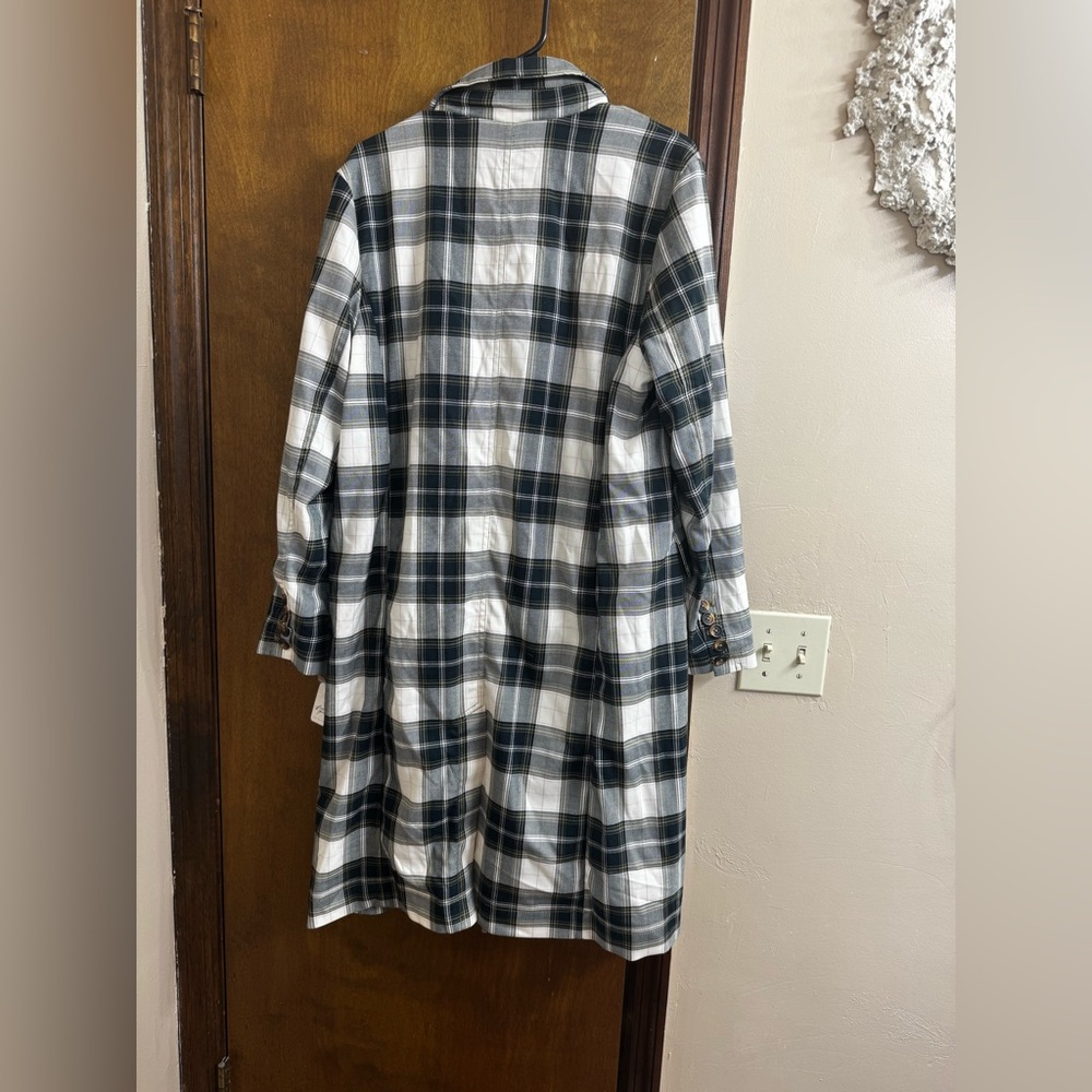 Free People Freddie Longline Plaid Blazer - Picture 5 of 5